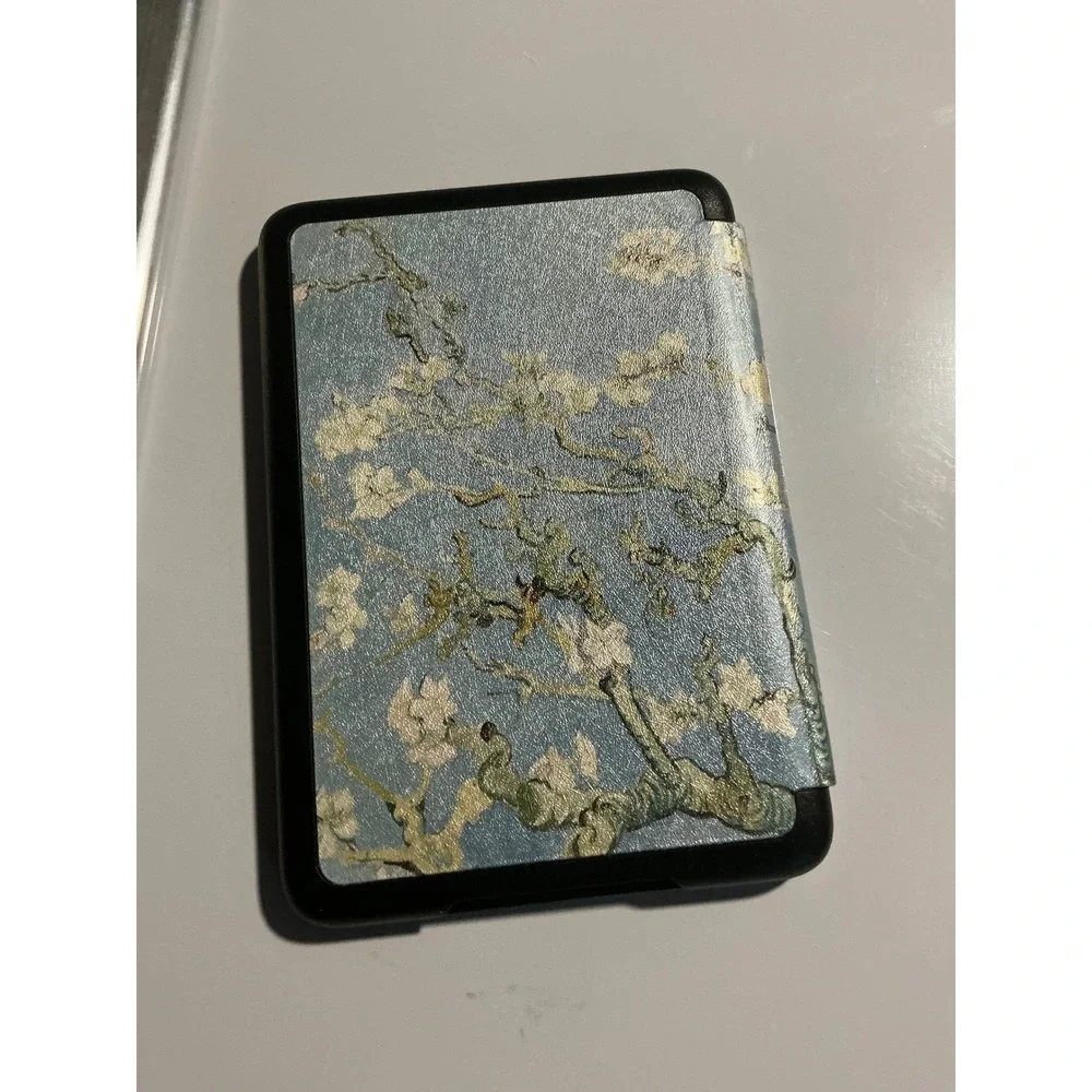 WALNEW Kindle Case 6inch kindle 11th Gen 2024 Tree Flowers Smart Auto Sleep Wake